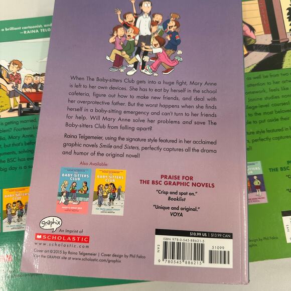 The Baby-Sitters Club Book Series Set of 5 (1,2,3,4,6) - Picture 3 of 5